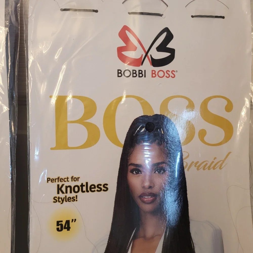Two‎ 3 Packs BOSS Pre-Stretched Braid Bobbi Boss 54-Inch Color 2 - SEALED Hair